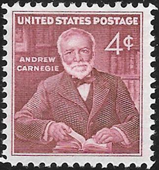 Scott 1171   4¢ Andrew Carnegie Single, MNH