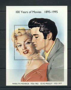 Montserrat MNH S/S 861 Elvis Presley & Marilyn Monroe