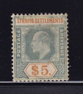 Straits Settlements 104 VF-used light cancel nice color cv $ 190 ! see pic !