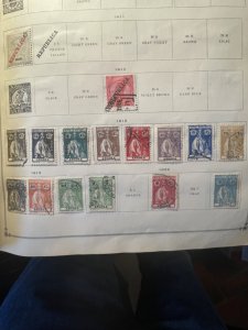 1940 Scott Stamp Album, over 4500 stamps, SCV approximnately $4100