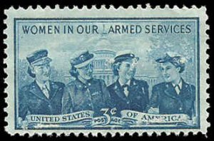 PCBstamps   US #1013 3c Service Women, MNH, (6)