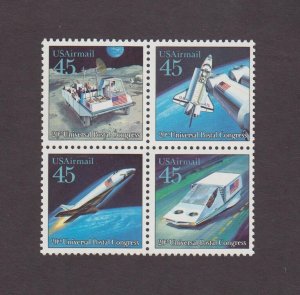 US, C122-25, FUTURE MAIL DELIVERY, MNH, VF, 1980'S, AIRMAIL COLLECTION MINT NH