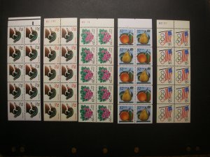 UNFOLDED Booklet Panes, Part II, 2484a, 2485a, 2486a, 2488a, 2528a, MNH Beauties
