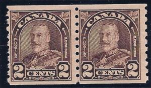 Canada #182 MH Coil Pair