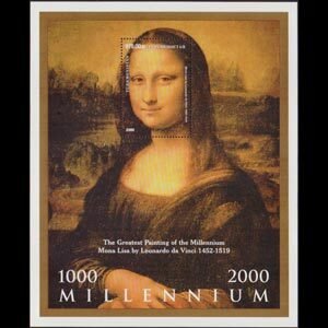 TURKMENISTAN 1997 - S/S da Vinci-Mona Lisa NH