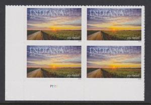 US 5091 Indiana Plate Block MNH