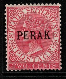 MALAYA PERAK SG20 1886 2c PALE ROSE MTD MINT