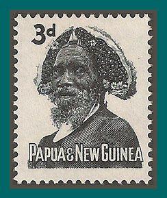 Papua New Guinea 1961 Tribal Elder, MNH #154,SG29