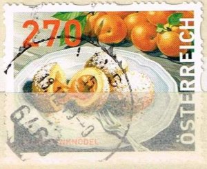 Austria 2018 Sc.#2766 used Apricot dumplings, Wachau, Lower Austria