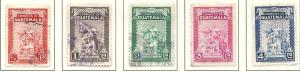 Guatemala #325-329 (U)   CV $1.00