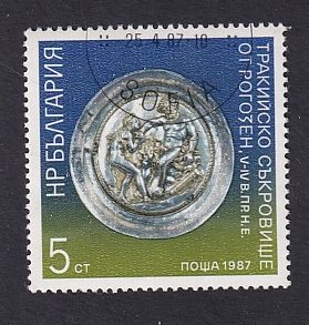 Bulgaria   #3239   cancelled  1987  artifacts   5s