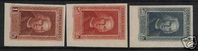 Spain #C45 - #C47 VF Mint Imperforates