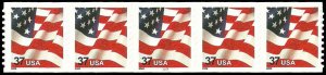 PCBstamps  US #3632 CPS5 (3333) $1.85(5x37c)Flag, die 9.75, MNH, (3)