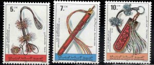 Mauritania Scott 404-406 MNH** Leather Craft stamp