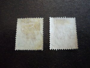 Stamps - Southern Nigeria - Scott# 21-22 - Used Part Set of 2 Stamps