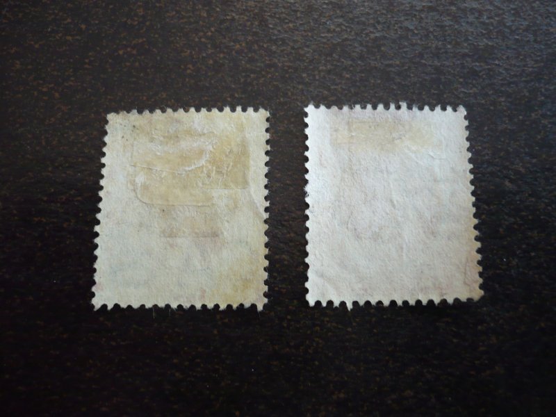 Stamps - Southern Nigeria - Scott# 21-22 - Used Part Set of 2 Stamps