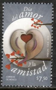 MEXICO 3091, ST. VALENTINE'S DAY.. MINT, NH. F-VF.