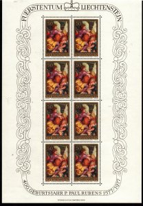 Liechtenstein 595-597 Set Mint never hinged. Sheets