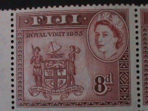 FIJI-1953-SC#146-ROYAL VISITING-QUEENS ELIZABETH II MNH BLOCK  71 YEARS OLD