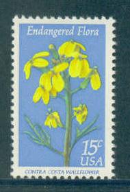1785 15c Wallflower Fine MNH