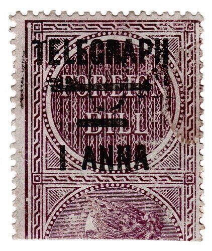 (I.B) India Telegraphs : 1a Calcutta Provisional (1904)