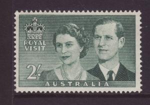 1954 Australia 2/- Royal Visit Mint