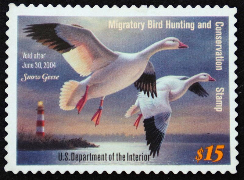 U.S. Mint #RW70a $15 2003 Federal Duck Hunting Stamp. Hinged. Choice!