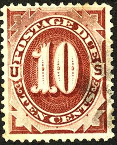 U.S. #J19 Used VF-XF