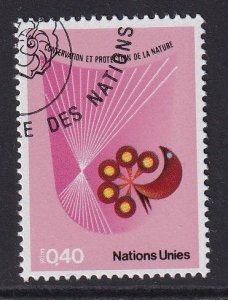 United Nations  Geneva  #111 cancelled 1982  nature protection  40c