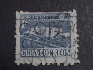 ​CUBA-THREE- VERY OLD USED CUBA-STAMP-VF WE SHIP TO WORLD WIDE AND COMBINE