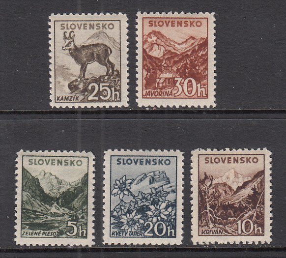 Slovakia 45-49 MNH VF