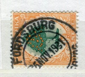 SOUTH AFRICA; 1930s early Orange Tree 6d. fine used value + fair Postmark