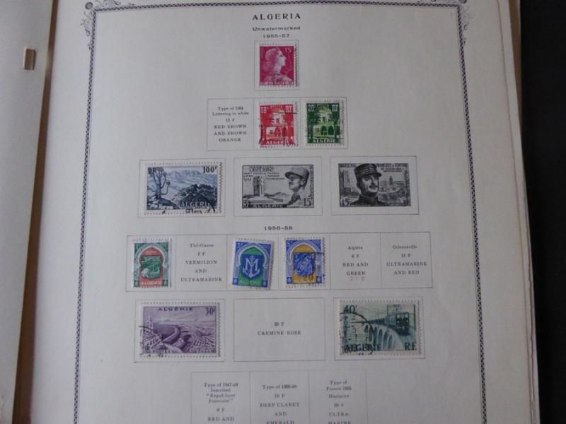 Algeria 1924-1971 Stamp Collection on Scott Specialty Album Pages