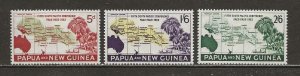 Papua New Guinea Scott catalog # 167-169 Unused HR See Desc