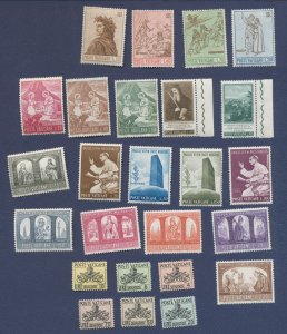 VATICAN - Scott 338 / / 438 & J13-J18   - MNH sets  -----   TWO SCANS --a