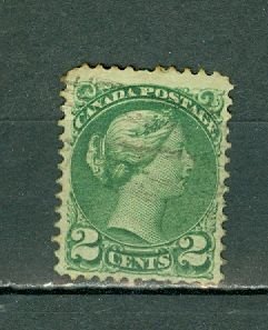 CANADA 1872 QV #36  VF USED