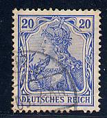 Germany Reich Scott # 84a, used, war time printing