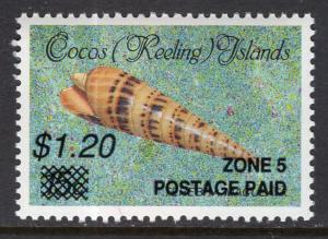 Cocos Keeling Islands 233 Seashell MNH VF