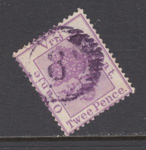 Orange Free State SG 50 used. 1883 bright mauve, Numeral 8 cancel, sound, F-VF