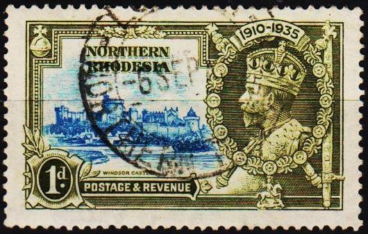 Northern Rhodesia. 1935 1d S.G.18 Fine Used