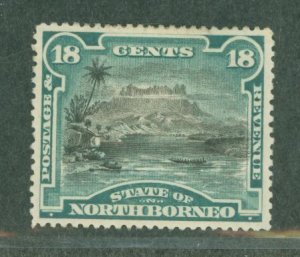 North Borneo #87 Unused Single