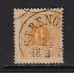 Sweden - #J4 used, cat. $ 95.00