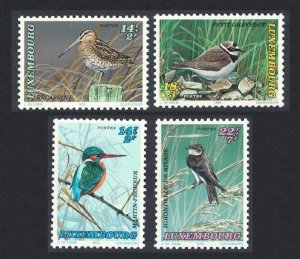 Luxembourg Birds Snipe Kingfisher Plover Martin 4v 1993 MNH SG#1364-1367