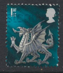 Wales  GB  1st Dragon   SG W84  Used    SC#  14  see details