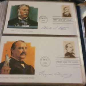 USA The Presidents of the US first day issue complete set with binder