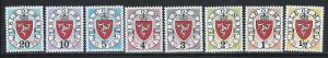 ISLE OF MAN SC# J1-8 F-VF MNH 1973