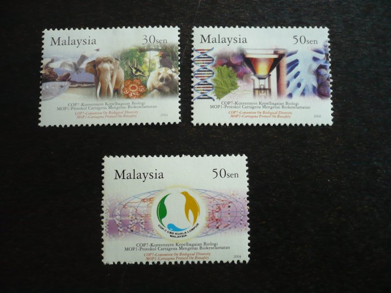 Stamps - Malaysia - Scott# 961-963 - Mint Hinged Set of 3 Stamps