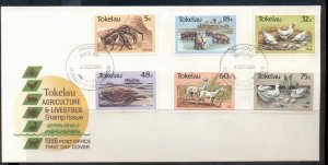 Tokelau 1986 Agriculture & Livestock FDC