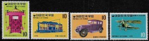 Korea, South #704-7 MNH Set - Historic Means of Transportation