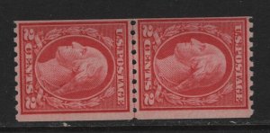 488 linepair F-VF mint OG never hinged nice color cv $ 90 ! see pic !